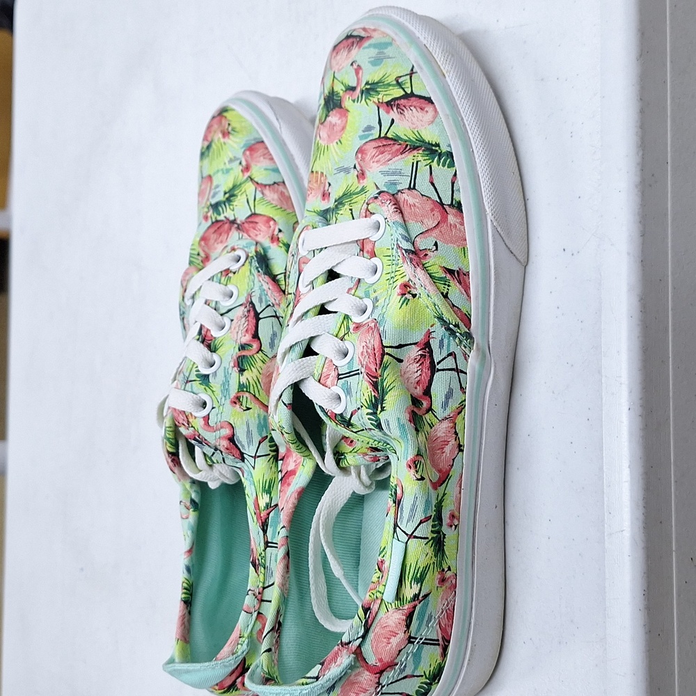 Vans Ultra Cush Flamingo Tropical Low Top Lace-Up Sneaker Tennis Shoes - Size 9 - Picture 4 of 11